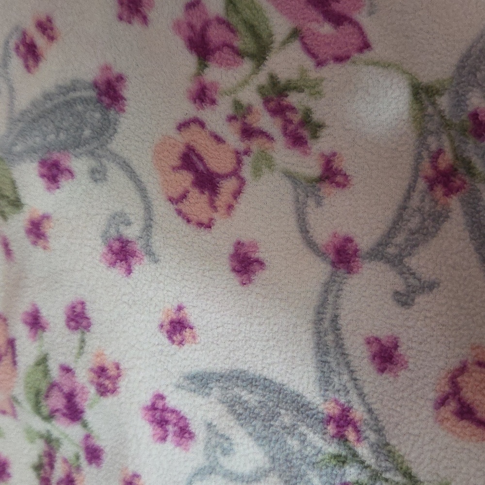 Aria Floral Nightgown white/ pink Large - Picture 2 of 4